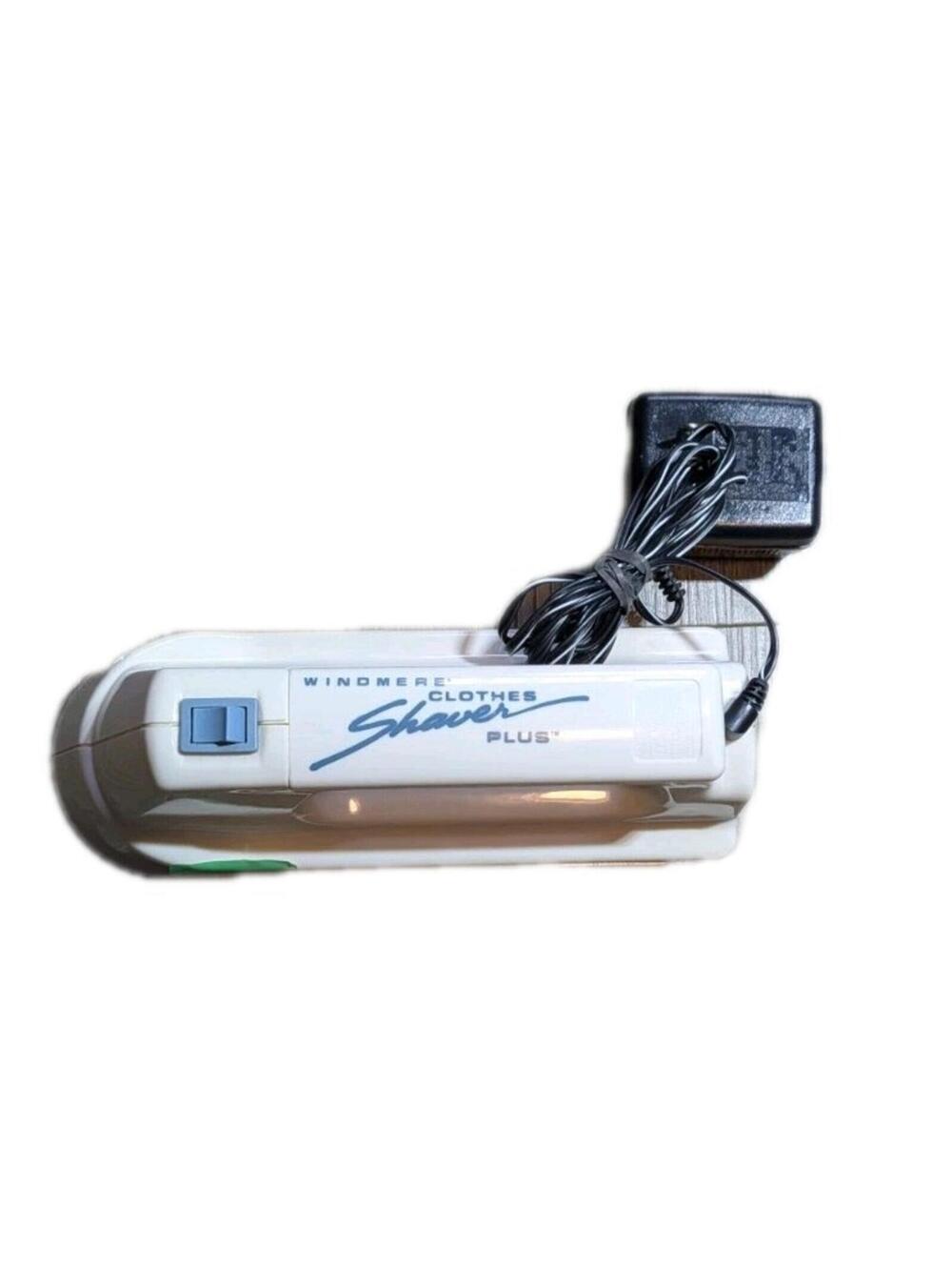 Windmere Clothes Shaver Plus Fabric Pill Fuzz Remover Heavy Duty Large Vintage